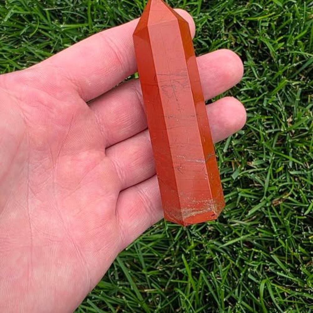 Red Jasper Crystal Tower Point